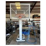 Hydra-Rib Basketball Court with Mini Double Hoop