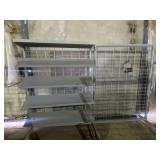 Rollable Wire Mesh Display Rack
