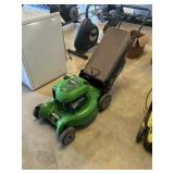 Briggs and Straton Lawn Boy Push Mower Runs