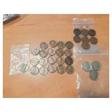Assorted Pennies from 1950