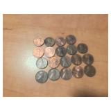 19 - 1974 - 2009 Pennies
