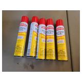 5 Full Cans of Butane Fuel