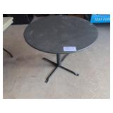 Round Outdoor Metal Table  31 x 28