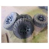 4 Assorted Rims and Tires