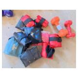 Ankle Weights and 2 Dumbbells Assorted