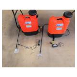 2 Electric Larson  Backpacks Sprayers 16L with
