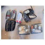 Assorted F250 Tail Lights, Head Lights and Mirror