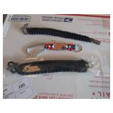 8 Boxes of Assorted Survivals Bracelets & Key