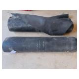Two Rolls of Plastic Sheets
