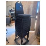 11 Louge Chairs on Furniture Dolly