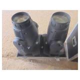 2 Martin mac 700 wash spot lights with rolling