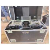2 Martin mac Viper spotlights & Rolling case