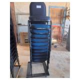 11 Louge Chairs on Furniture Dolly