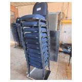11 Louge Chairs on Furniture Dolly