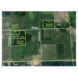 9.17.25  60+/- ACRES OFFERED IN 4 TRACTS!  BUILDING SITES, CROPLAND, & WOODS!