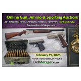 2.19 35+ Firearms: Rifles, Shotguns, Pistols & Revolvers - MASSIVE Qty. Ammunition & Magazines
