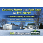 3.10 Country Home with Pole Barn on 1+/- Acre! 
