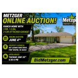 Move-in Ready Limestone Ranch home w/2-Car Attached Garage & Partially Fenced Yard!