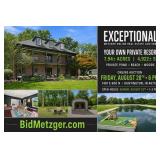 08.28.26 Exceptional Metzger Auction Online Real Estate Auction-Your Own Private Resort-Luxury Home