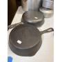 2 - 8 Inch Cast Iron Skillets