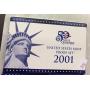 2001 Us Proof Set