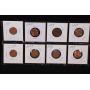 LOT OF 8 2009 LINCOLN CENTS