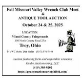 MISSOURI VALLEY WRENCH CLUB FRIDAY TOOL AUCTION