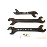 3 pc Lot Geiser MFG 597 16" & G. M. Co. Peerless