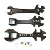 3 pc Lot Gale 011A, 21 & 26