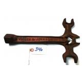Fuller & Johnson Co. 2H33 "T" shape 11 1/2"