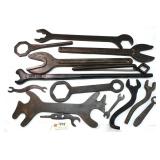 14 pc Lot Wrench Collection