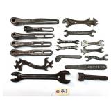 17 pc Lot Wrench Collection