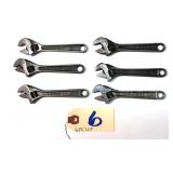 6 pc Lot 4" Crescent