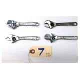 4 pc Lot 4" Craftsman