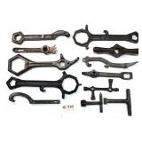 12 pc Lot Wrench Collection