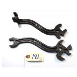 2 pc Lot Litchfield Mfg. M182 & M183