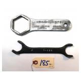 2 pc Lot Universal Harvester Co (aluminum) 8" &