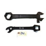 2 pc Lot Long & Allstatter D12 & D11 (broken)
