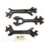 3 pc Lot Parker Plow, Chase Plow & Morrison 260