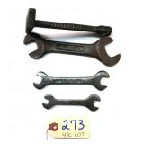 4 pc Lot Prest-o-lite, James-ML 55 & 56 & Mills-