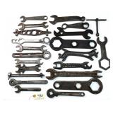 22 pc Lot Wrench Collection