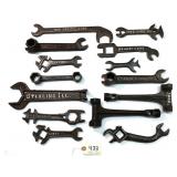 14 pc Lot Wrench Collection