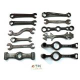 12 pc Lot Wrench Collection