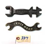 2 pc Lot Challenge & Cross Head 7" ea.