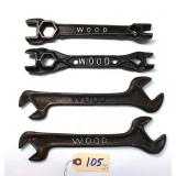 4 pc Lot Wood