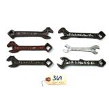 6 pc Lot Planet Jr No. 3, (cut-out) & 5430 & Iron