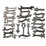 25 pc Lot Wrench Collection