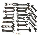 21 pc Lot Pitman Wrench Collection
