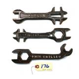 3 pc Lot Lehr L15, New Imperial Ohio Chilled &