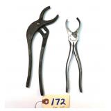 2 pc Lot Motorcycle valve cover pliers Vacuum